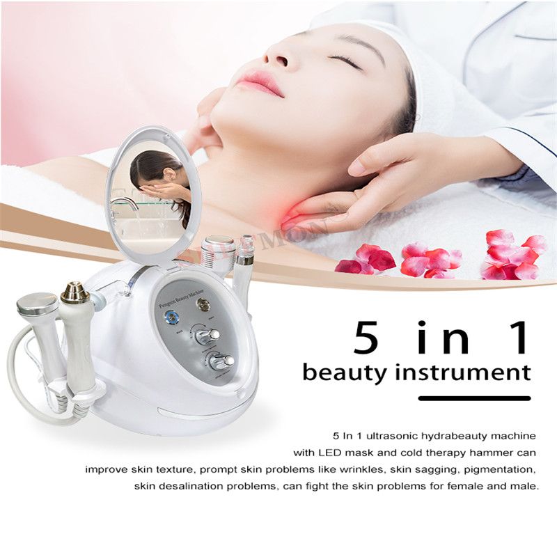 5 In 1 Hydrafacial Aqua Peel LED Light Therapy Hydra Microdermabrasion