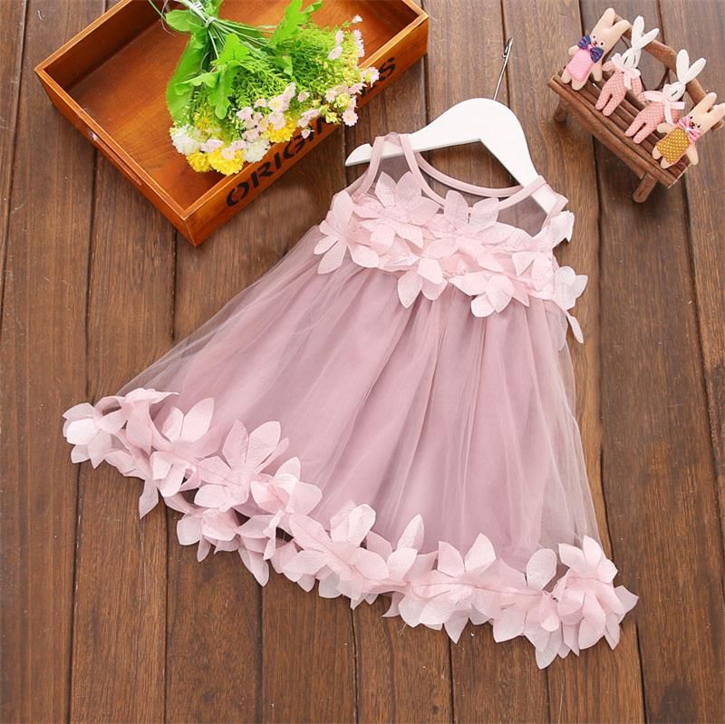 Compra 0 7t Verano Niño Niños Bebé Niña Flor Vestido Elegante Boho Playa  Fiesta Concurso Pétalo Princesa Vestidos Playa Trajes De Playa 1767 B3  Barato | Entrega Rápida Y Calidad | Es.Dhgate