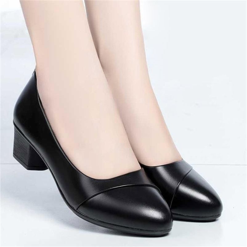 Nero 4 cm retro vintage LULU-05 Pinup scarpe décolleté con tacchi bassi