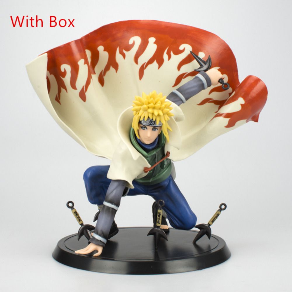 24cm naruto figuras de ação namikaze minato anime modelo dos desenhos  animados pvc coleção brinquedos para