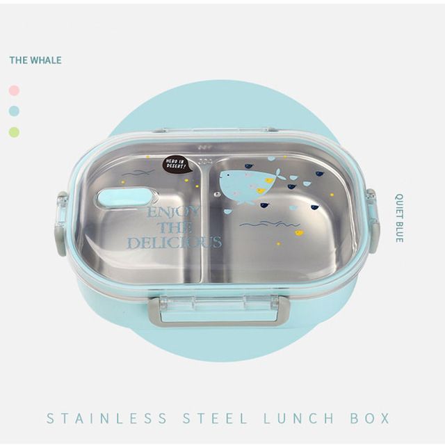 Blue lunch box