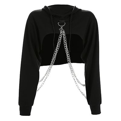 schwarzes Sweatshirt