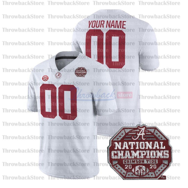 white with 2020 champions patch