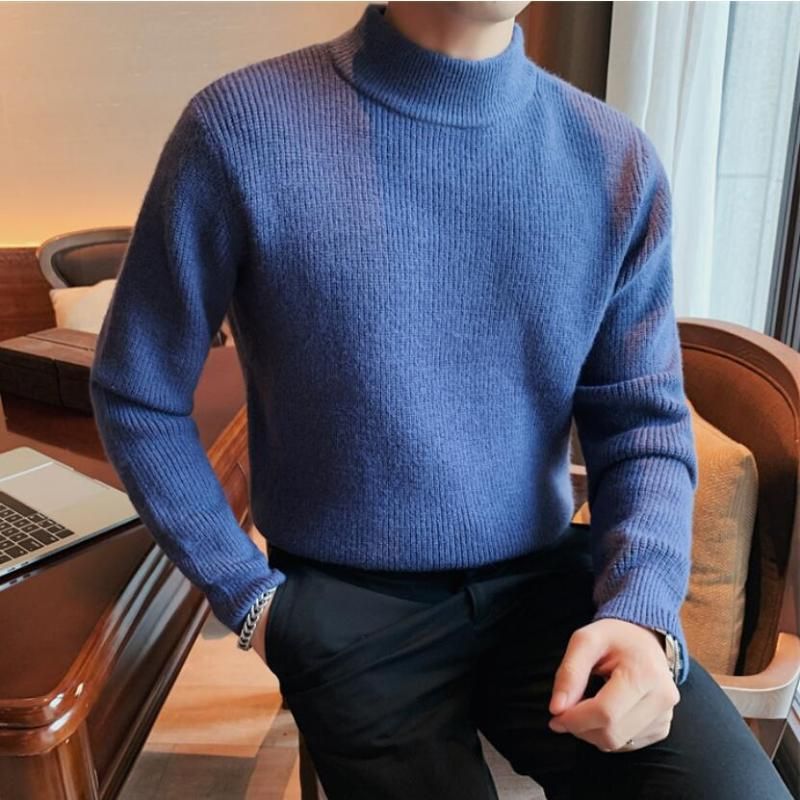 Compra Suéteres Para Hombre Ropa De Marca Blanco Negro Turtimenex Suéter  Men Jerseys Invierno Espesano Cashmere Punto De Punto Masculino Tortuga  Cuello Barato | Entrega Rápida Y Calidad | Es.Dhgate