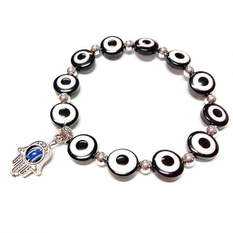 Mujer Plata Hombre Pulsera De Hamsa Pulsera De Fátima, Mujer Plata Hombre Pulsera De Hamsa Pulsera De Fátima,