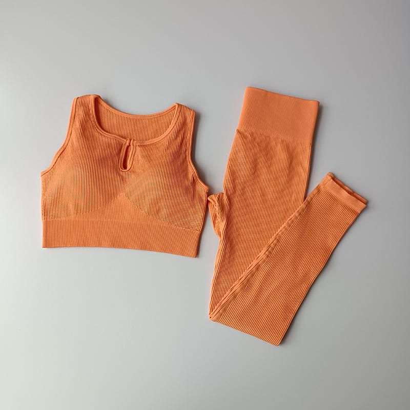 V neck Orange