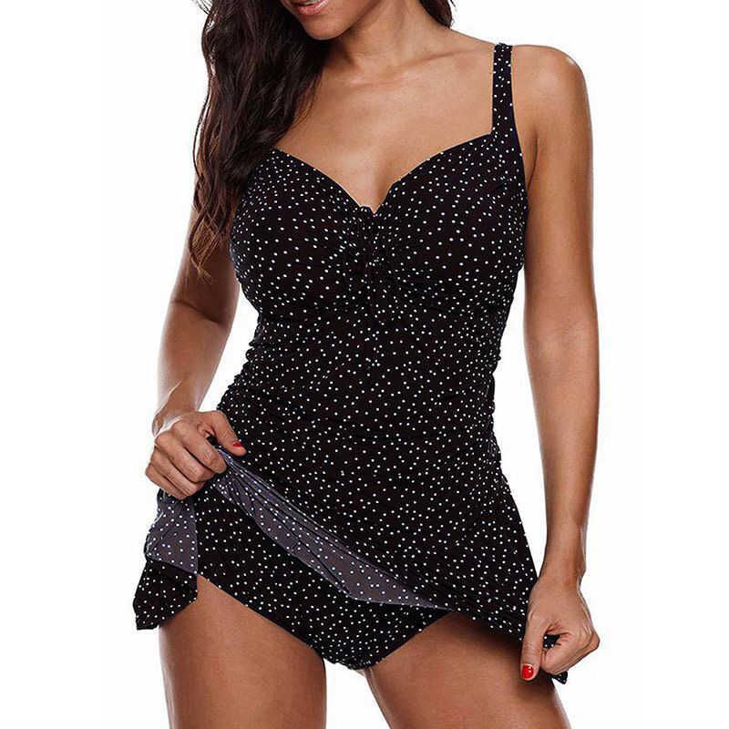 Maillot de bain des points noirs