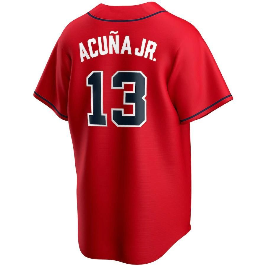 Ronald Acuña Jr. #13 Atlanta Braves White Home Flex Base Jersey - Cheap MLB  Baseball Jerseys