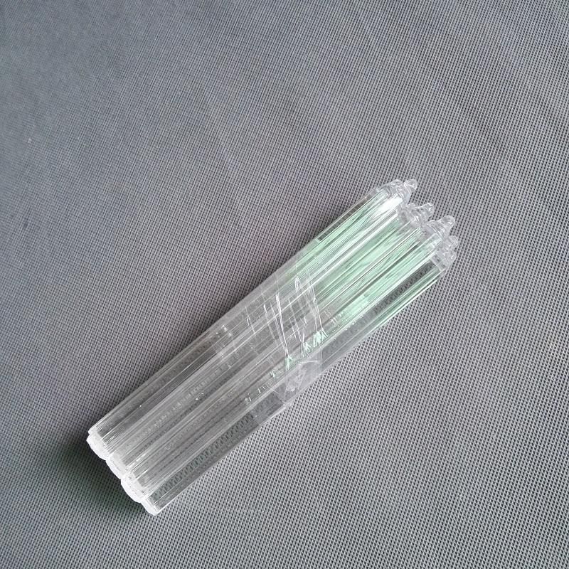 12pcs/lot 14*100mm Clear Octagonal Glass Stick Bar Hanging Accessories Pendant 