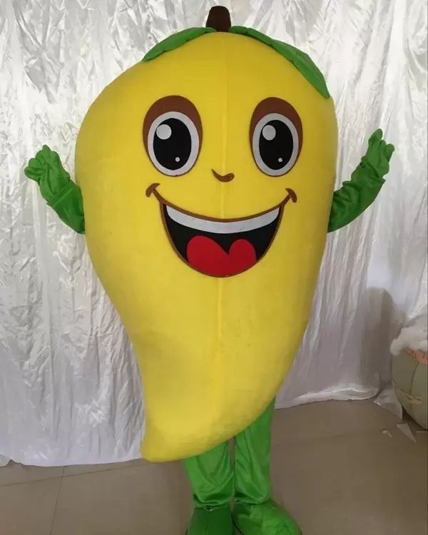 Halloween Green mango mascota traje de dibujos animados fruta anime tema  carácter navidad carnaval fiesta disfraces