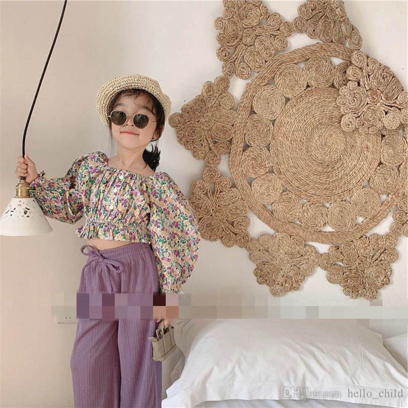 Compra Chicas Conjuntos Niños Trajes De Primavera Primavera Tops Florales  Blusas Pantalones De Pierna Largos Anchos Conjuntos De Niñas Ropa Para  Niños Ropa Para Niños 2 6Y B3985 Barato | Entrega Rápida
