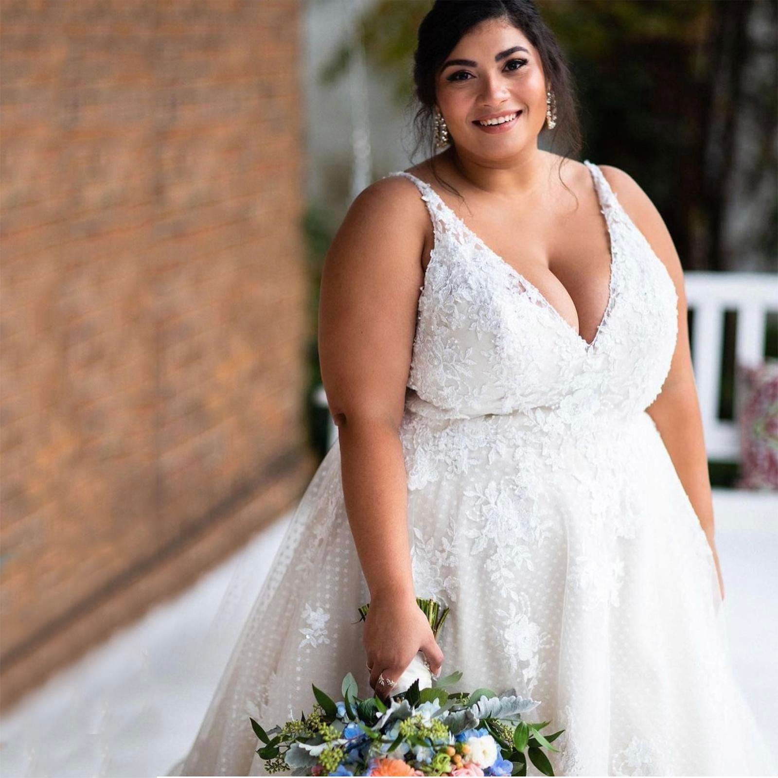 Floral Applique Open Back Tulle Wedding Dress David's, 56 OFF