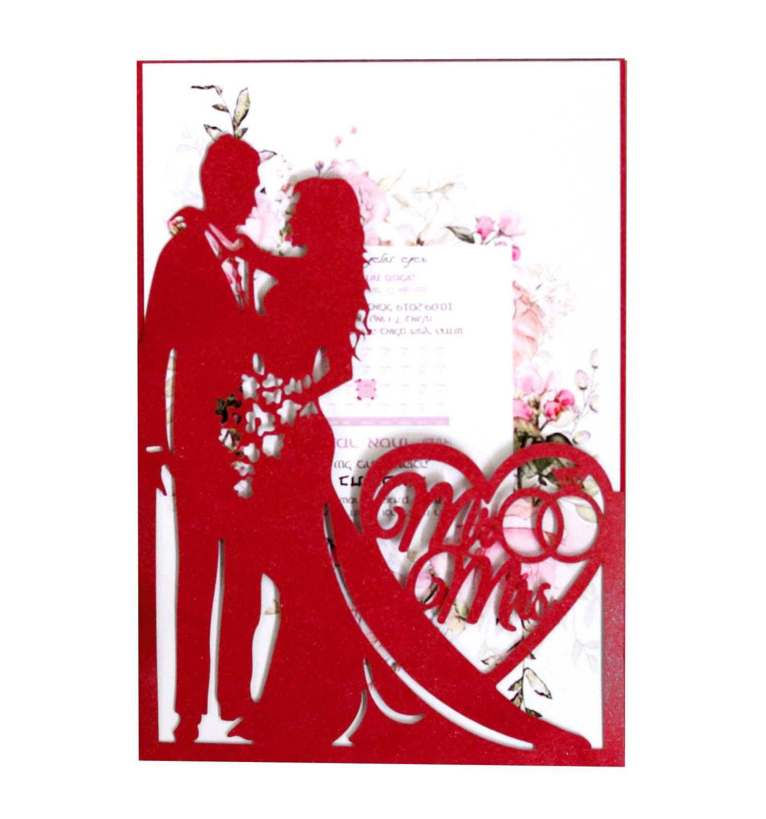 Elegant Laser Cut Wedding Invitation Card Customized Business With RSVP Card  Valentines Day Greeting Cards Decor Party Supplies CL0018 From Allloves,  $0.41 | DHgate.Com