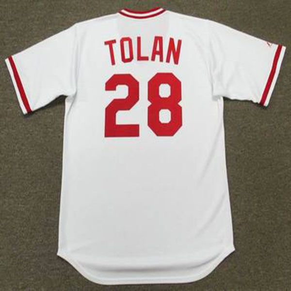 28 Bobby Tolan 1972 blanc