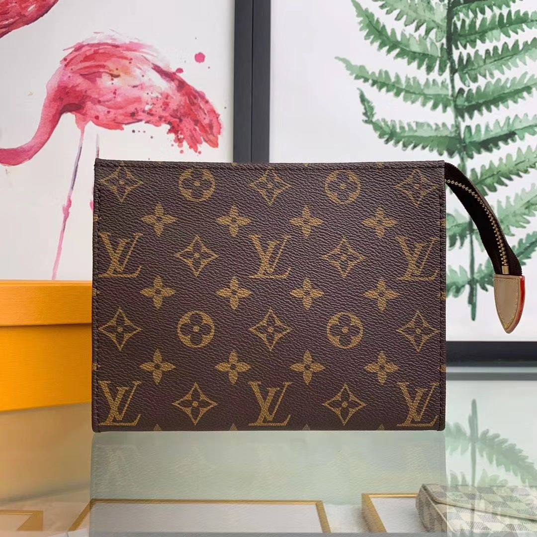 Acquistare Louis Vuitton Pochette Di Alta Qualità Uomo Tote Borsa Cosmetica  Donne Big Travel Organizer Storage Lavaggio Borsa In Pelle Make Up Borsa Da  Uomo Borsa Cosmeti Economico | Consegna Veloce E