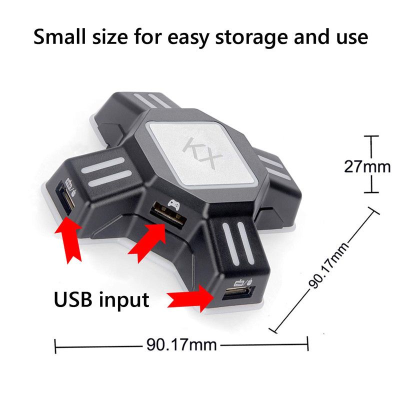 Gamesir vx2 aimbox teclado mouse controlador adaptador conversor