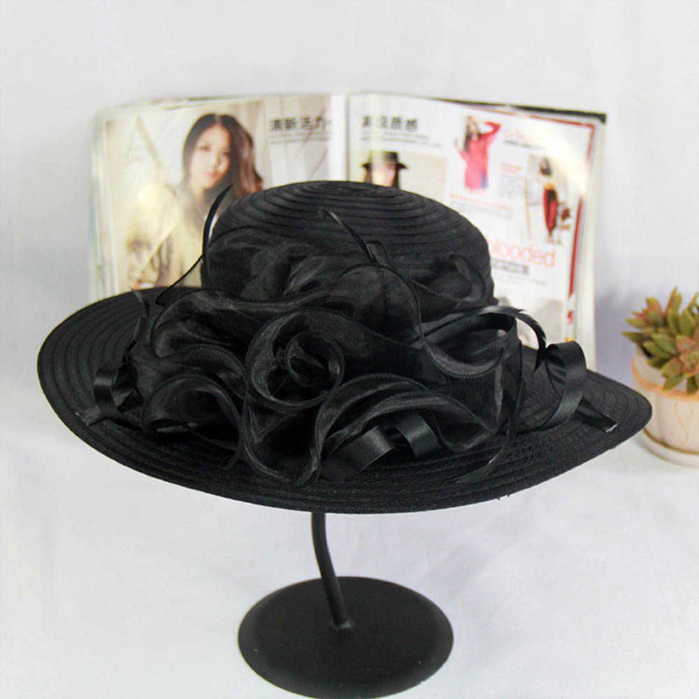 Black Organza Hat