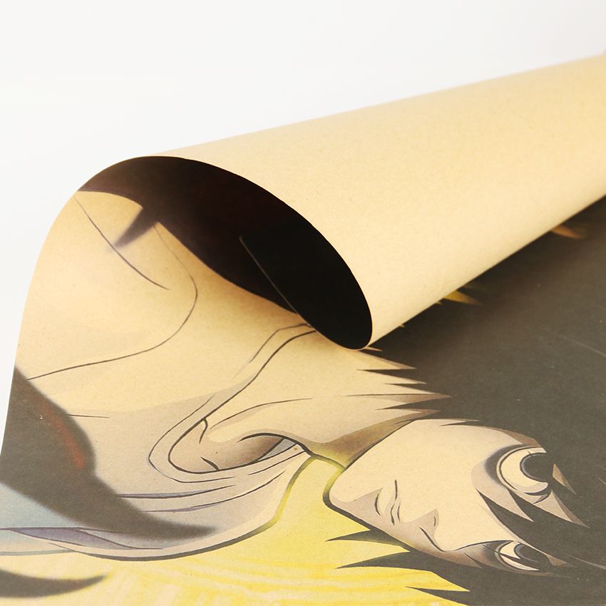 Pôsteres japoneses do filme do Anime Death Note, Adesivo de Papel Kraft,  Quarto DIY, Bar, Café