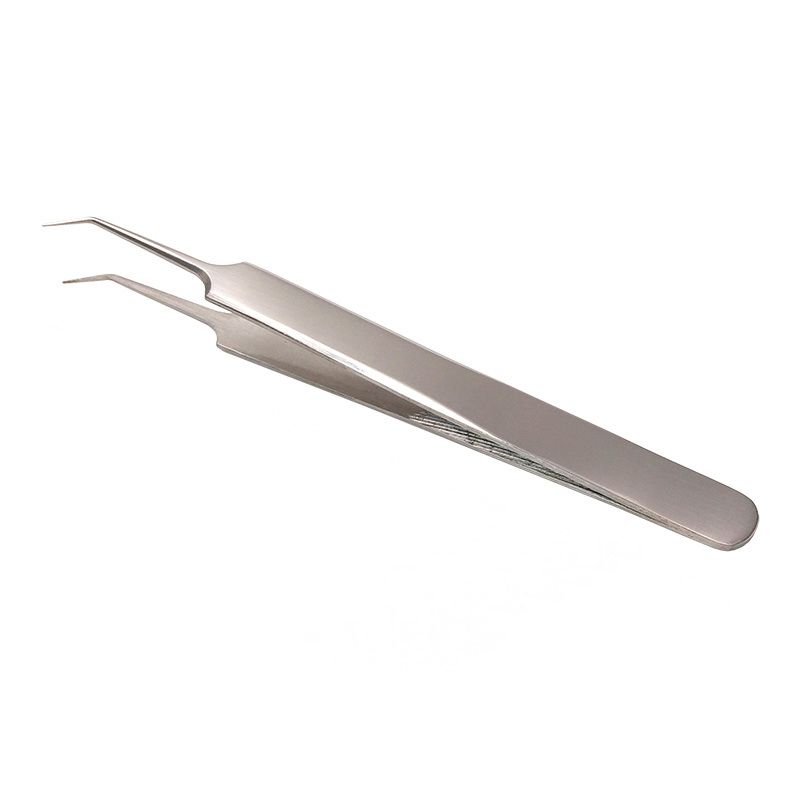 Silver Oblique tip tweezer