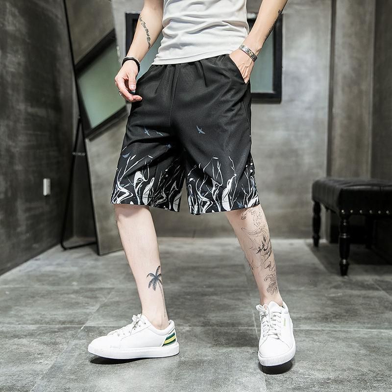 Casual Pantalones Cortos De Los Hombres Que Se Ejecutan Suelto Recortada  Pantalones Deportivos Pantalones Cortos De Punto Flojo Recta Casual  Pantalones De Poliéster Cortos Pantalones Oversize descuento / Ropa para  hombre \\
