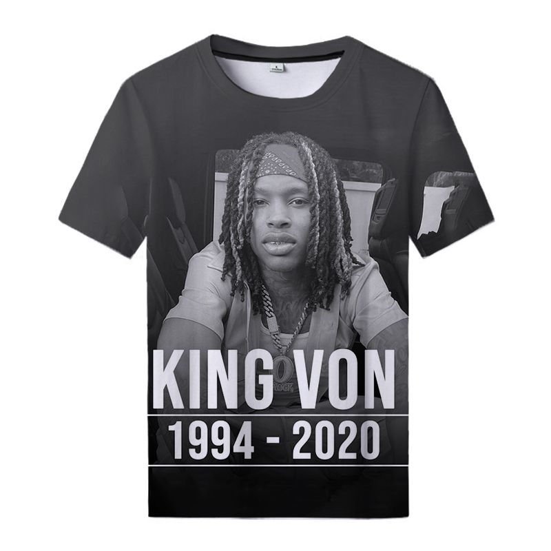 King Von Graphic T-Shirt - Black  Fashion Nova, Screens Tops and