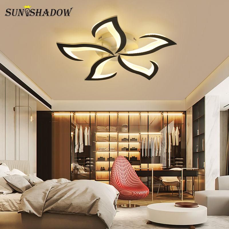 Candelabros moderna LED araña casera pequeña lámpara de techo para sala de estar dormitorio