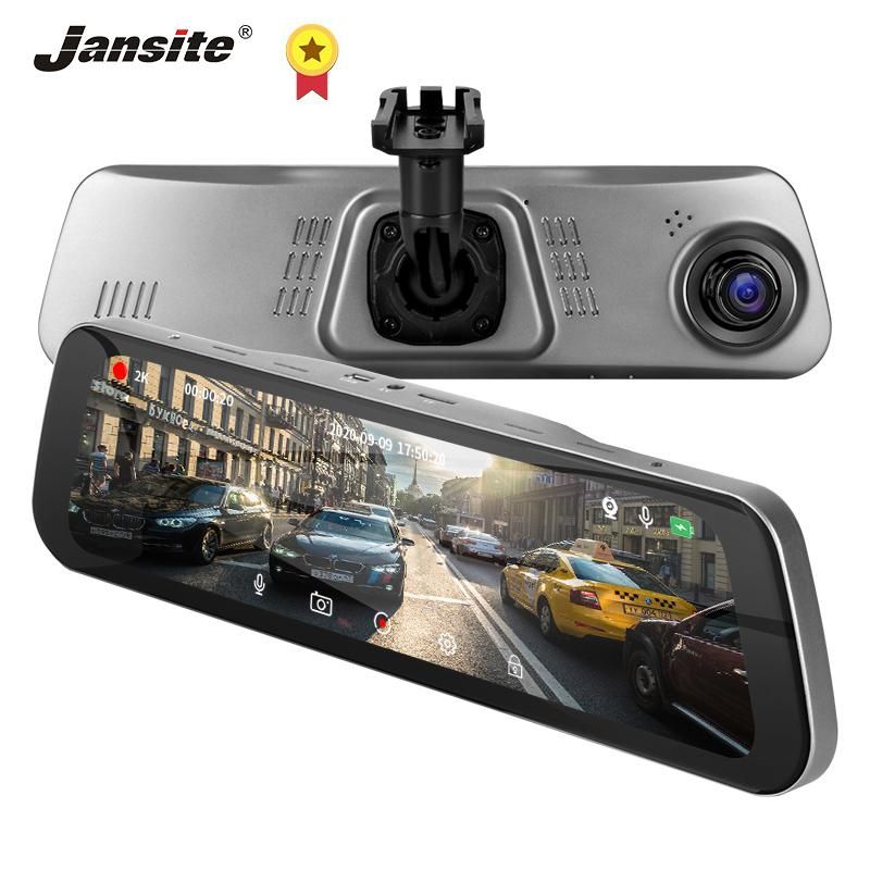 Geography flexible Roadblock Jansite 10" Car DVR 2K 1440P Ultra HD Touch Screen Dash cam Loop Record Time-lapse video Rear view camera Registrar with Bracket Geography flexible Roadblock Jansite 10" Car DVR 2K 1440P Ultra HD Touch Screen Dash cam Loop Record Time-lapse video Rear view camera Registrar with Bracket