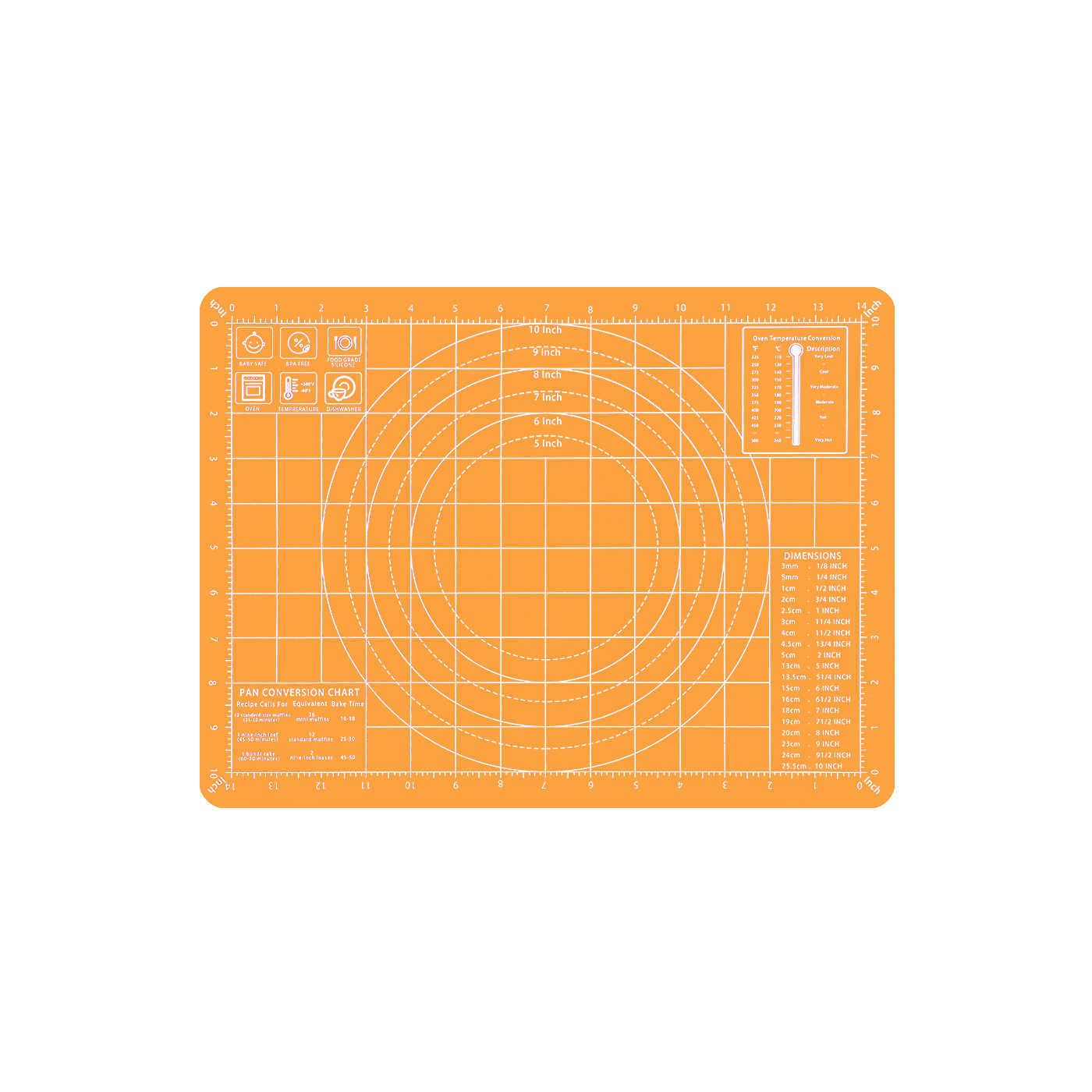 Orange-40x30cm
