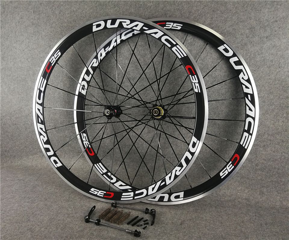 DURA ACE C35 Ruota In Carbonio Tubolare Tubolare Ruote Bordo 700C Bici Da  Strada Wheelset 38x23mm Da 285,17 € | DHgate Italy