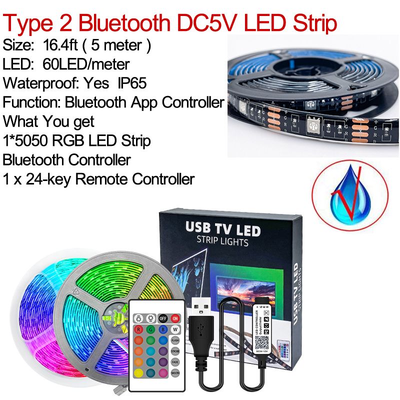 IP65 Bluetooth Control-16.4ft LED Strip