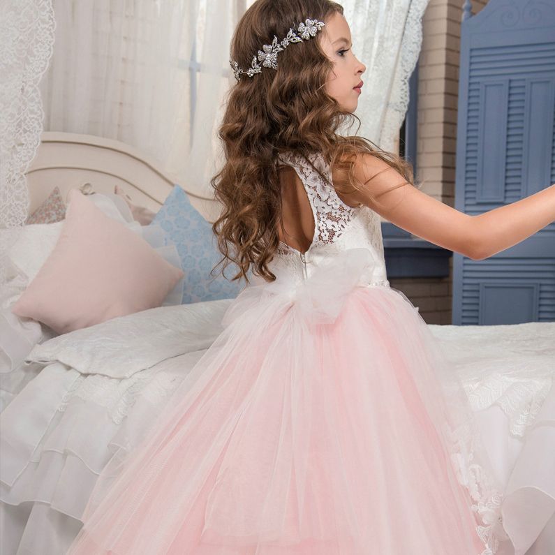 Pink Camo Flower Girl Dresses