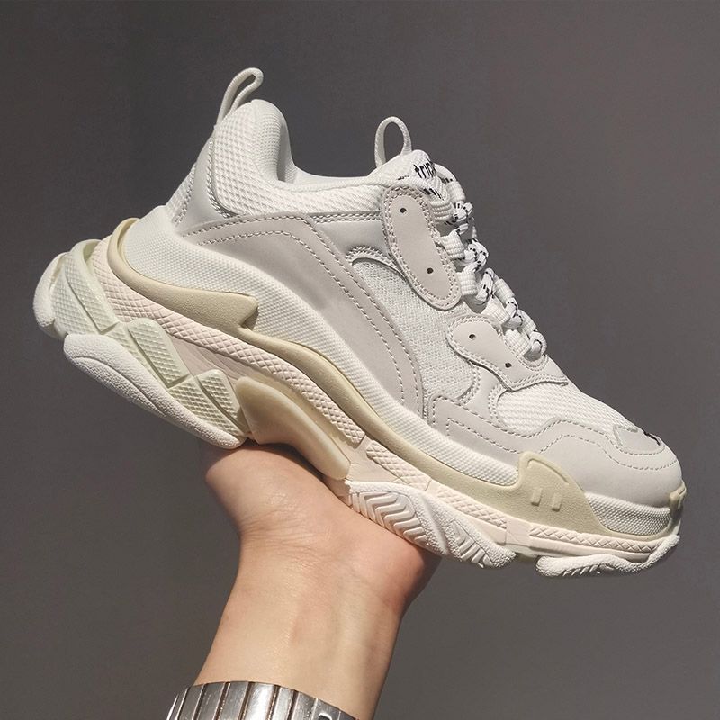 Balenciaga Triple s Clear sole White Beige
