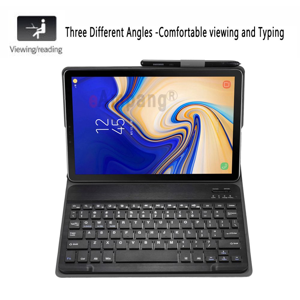 Compre Bluetooth Português Espanhol Russo Teclado Capa Para Samsung Galaxy  Tab A 10.5 2018 SM T590 SM T595 T590 T595 Cover Funda Capa Barato | Entrega  Rápida E Qualidade | Pt.Dhgate