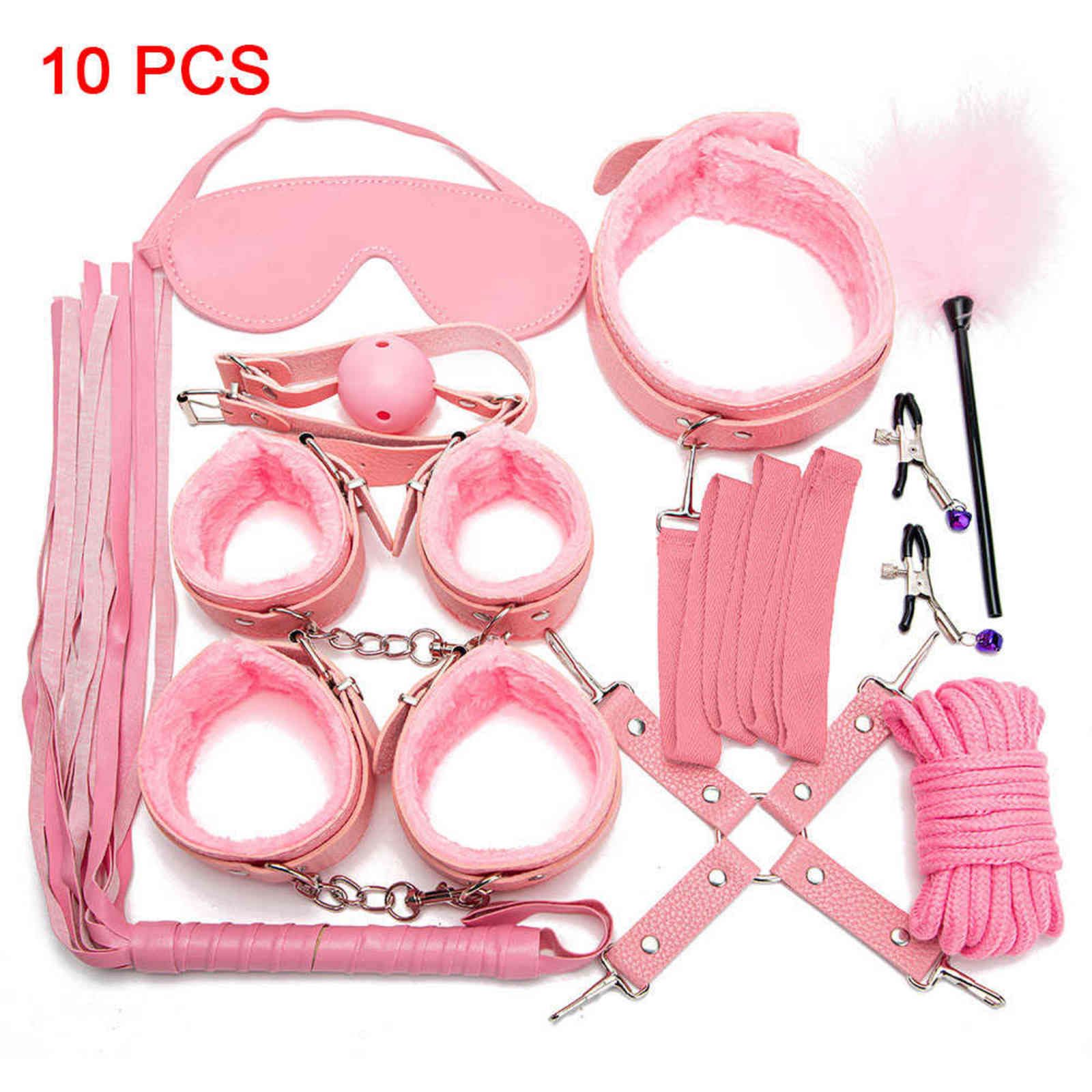 10 Pink Bdsm Set