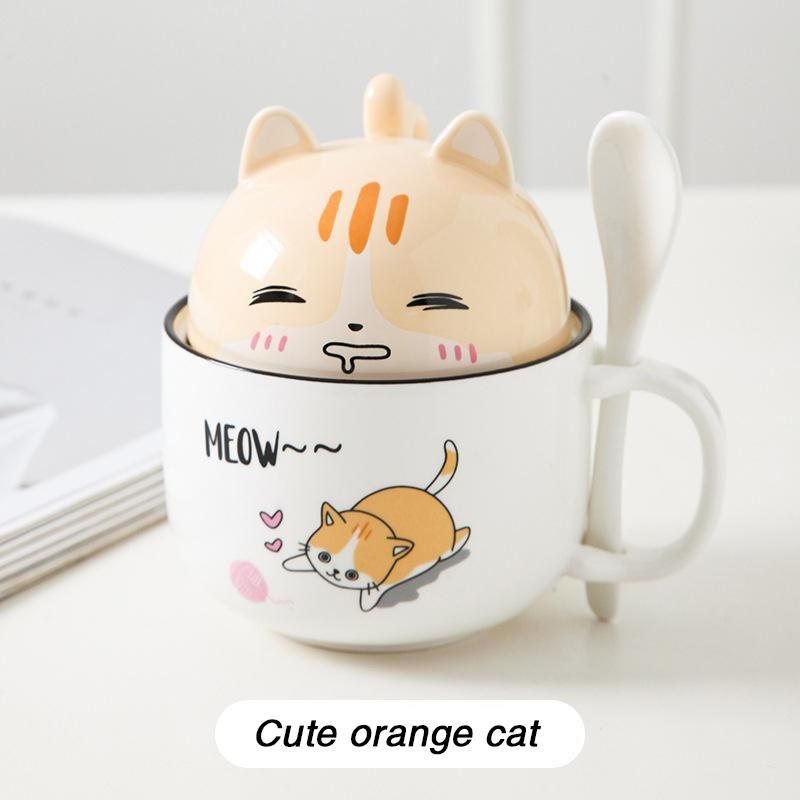 chat orange mignon