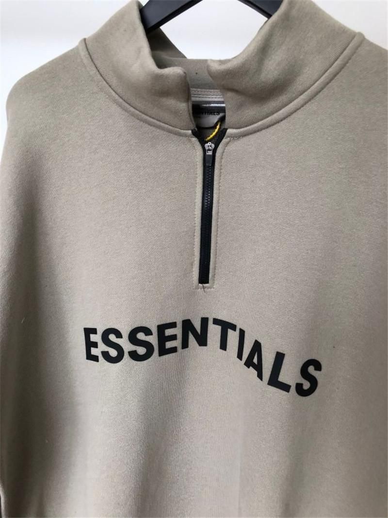 essentials half zip jumper