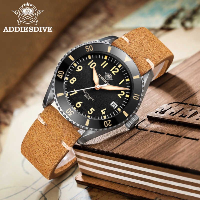 Acquistare Addiesdive Luxury Pilot Gestore Da Uomo Zapphire Crystal NH35  Automatico ES Super Luminente Bellisa In Ceramica Retro 200m Operatore  Subacqueo 210728 Economico | Consegna Veloce E Qualità | It.Dhgate