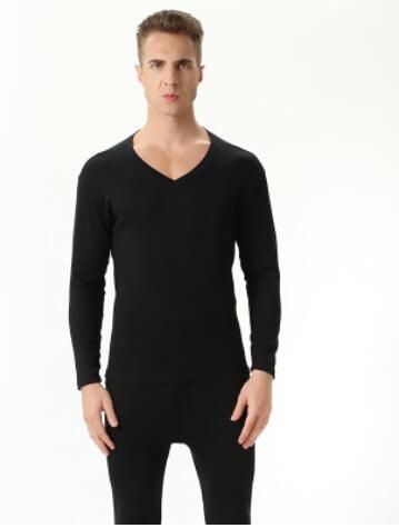 v neck black