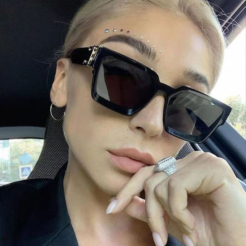 EVIDENCE SQUARE SUNGLASSES MEN'S FASHION RECTANGLE WOMEN METAL LUXURY BRAND SUN  GLASSES 2021 CLASSIC OCULOS MASCULINO GLAS - AliExpress