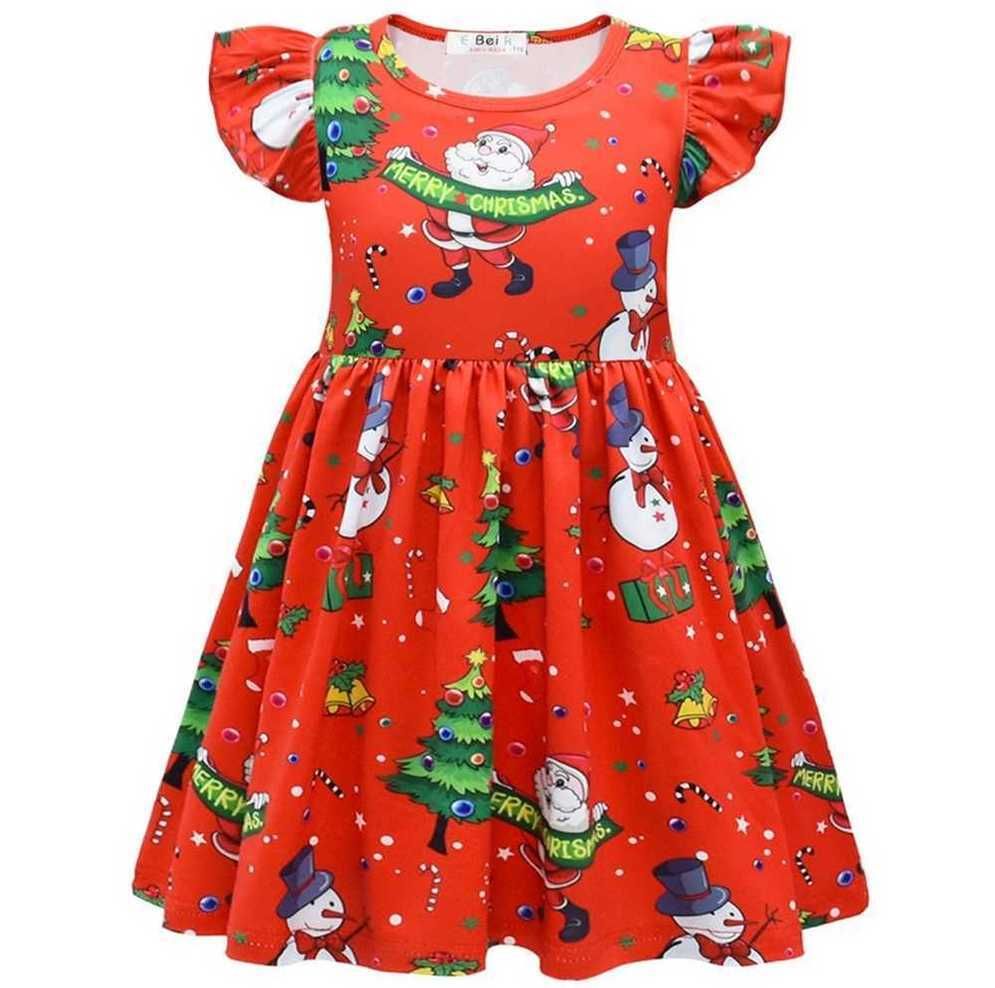 girls christmas swing dress
