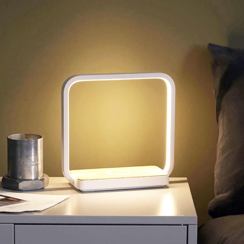 2021 Wilit Wooden Bedside Lamp Charger With Night Light And Charging
