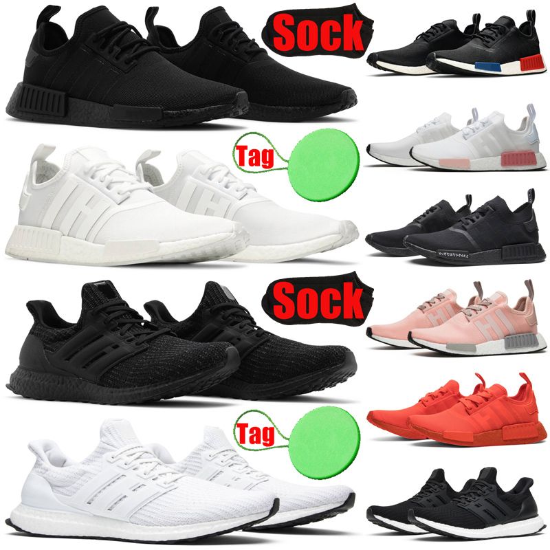 2021 nmd r1 ultraboost men women shoes ultra triple black white mens womens trainers sports sneakers runners
