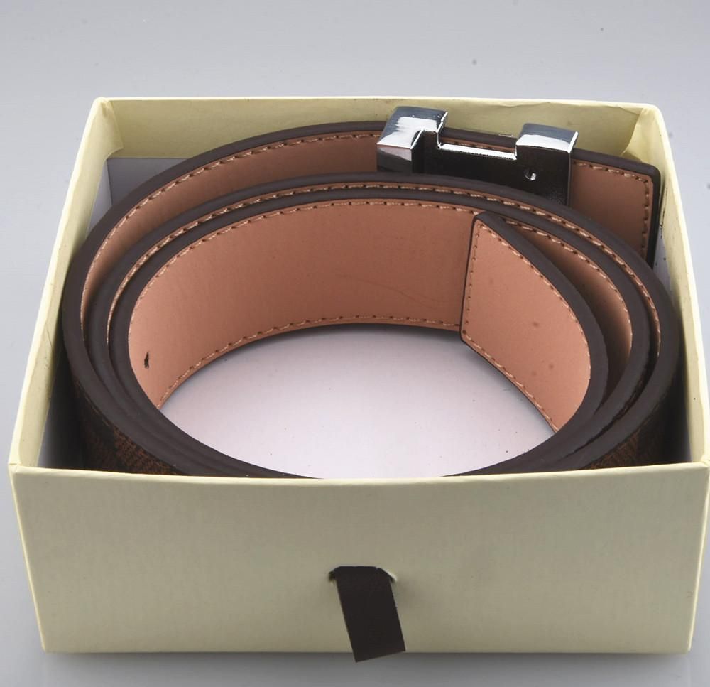 Brown Damier &silver Buckle