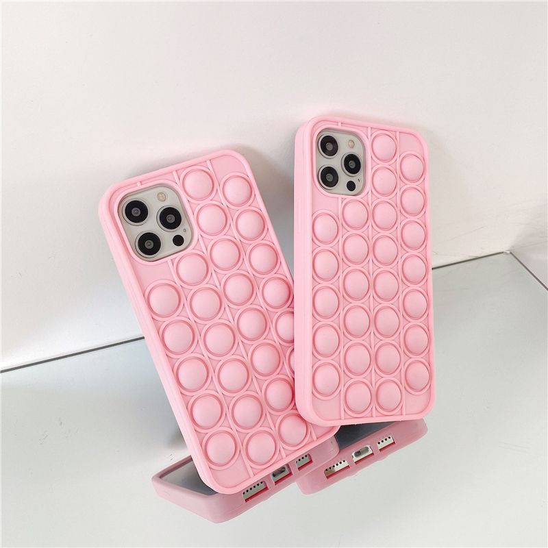 Pop Es Lindert Stress Spielzeug Handy Falle Popit Fidget Stossfest Silikonruckdeckung Fur Iphone X Xs 11 12 Pro Max Mini Von Suoxier1 1 8 De Dhgate Com