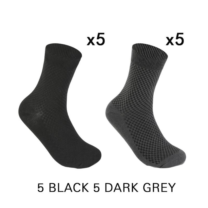 5 black 5 dark grey
