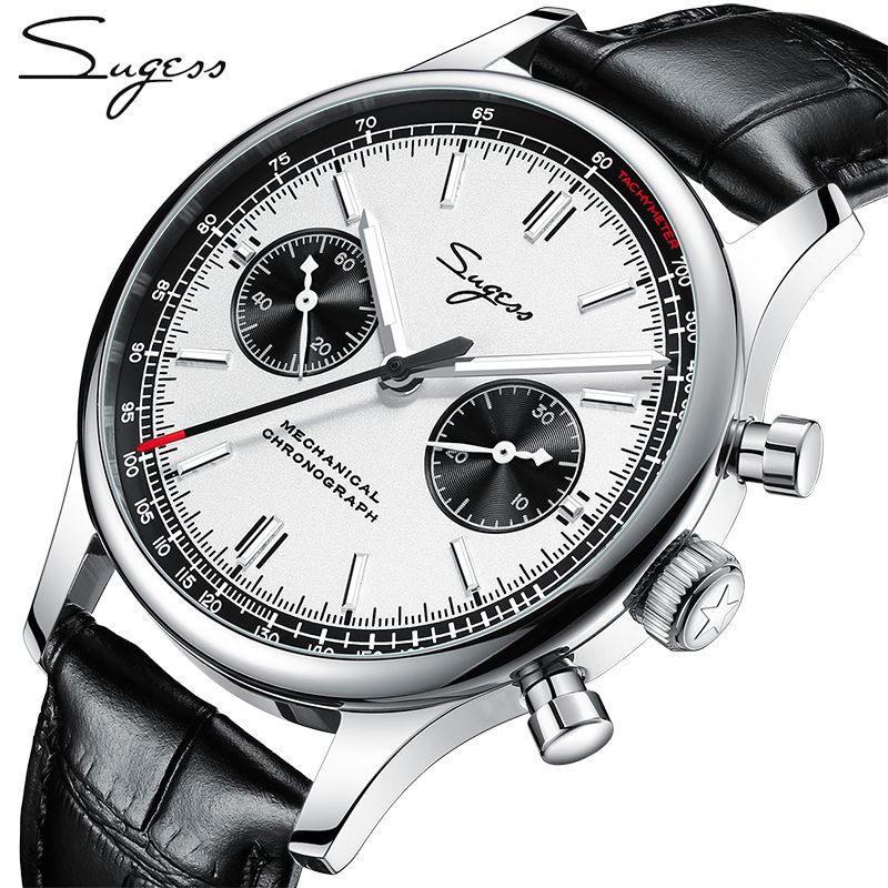 sugess 40mm chronograph