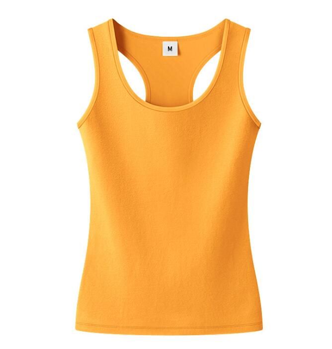TY786 노란색 여자 홈 야외 민소매 T 셔츠 섹시한 여성 의류 순수한 컬러 티셔츠 21SS 의류 Tshirts 20ss