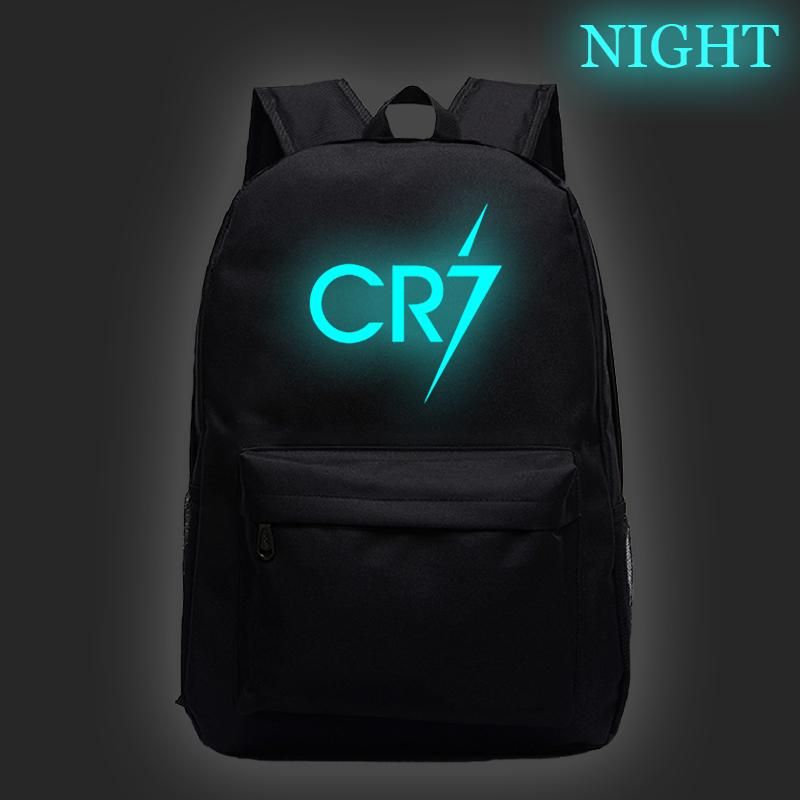 Compra Mochila Cristiano Ronaldo CR7 Muchachos Luminosos Bolsos De La  Escuela Moda Noche Resplandor Laptop Teens Bag Para Niños Barato | Entrega  Rápida Y Calidad | Es.Dhgate