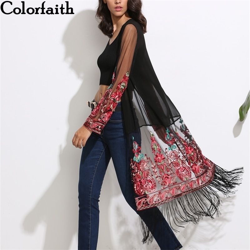 cardigan transparente preto