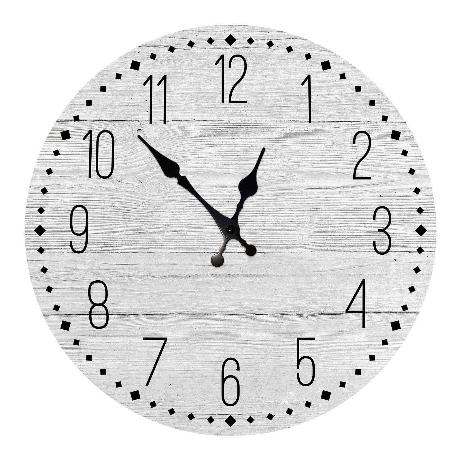 Relógio de madeira 6-10 polegadas 25 cm